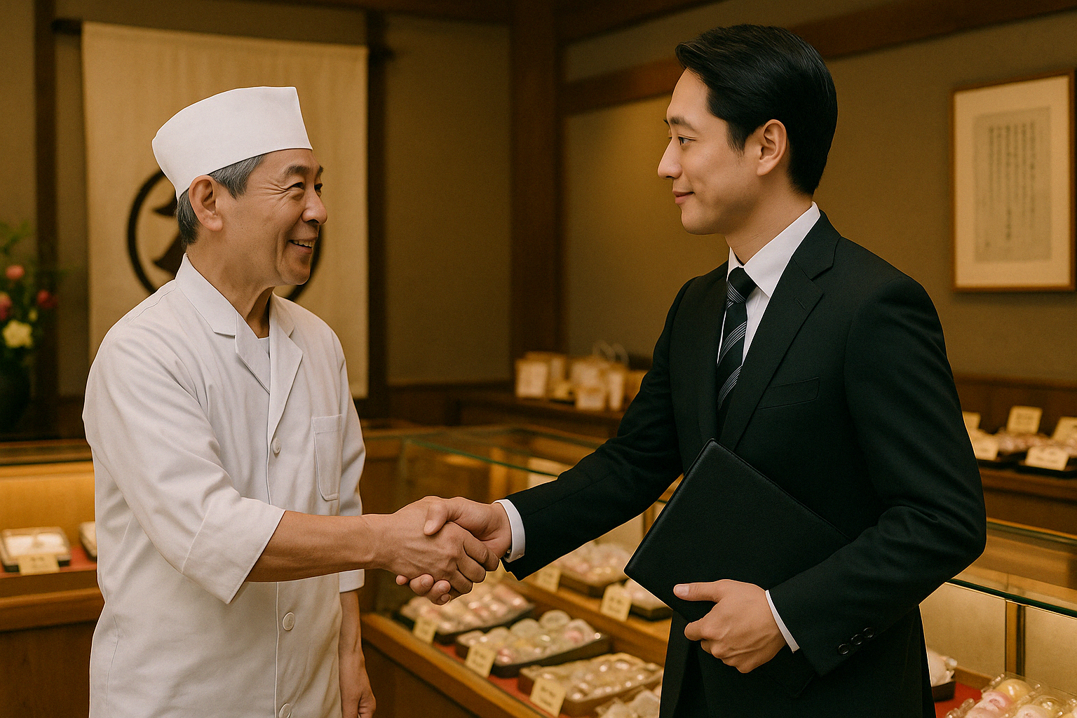 〇〇会社との締結シーン
